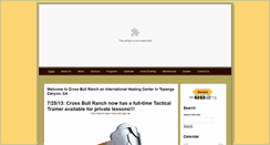 Desktop Screenshot of crossbullranch.com