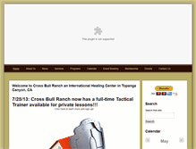 Tablet Screenshot of crossbullranch.com